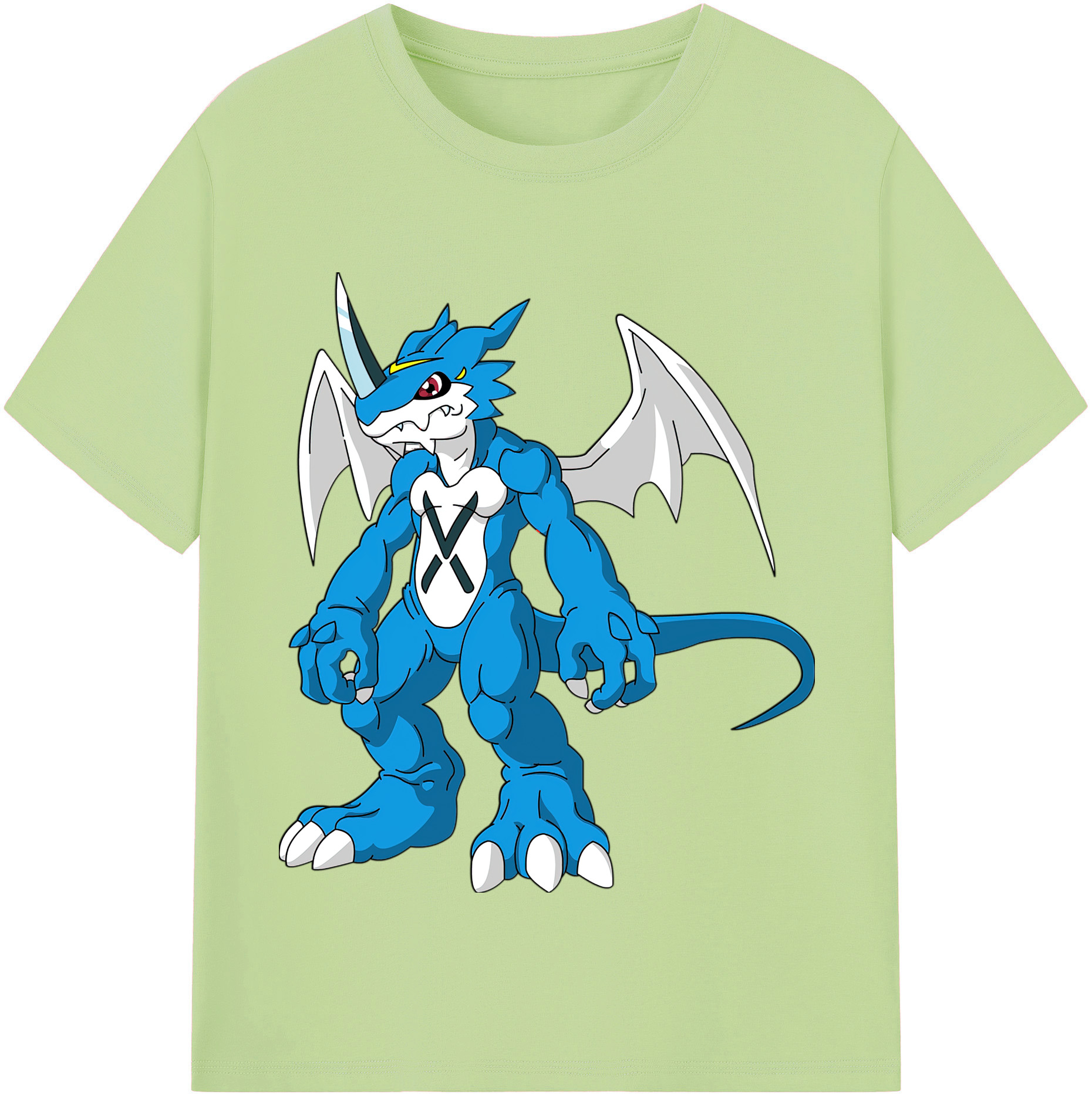 （画像用） Digimon デジタルモンスター/デジモン 綿100％半袖Tシャツ（フロントプリント）
